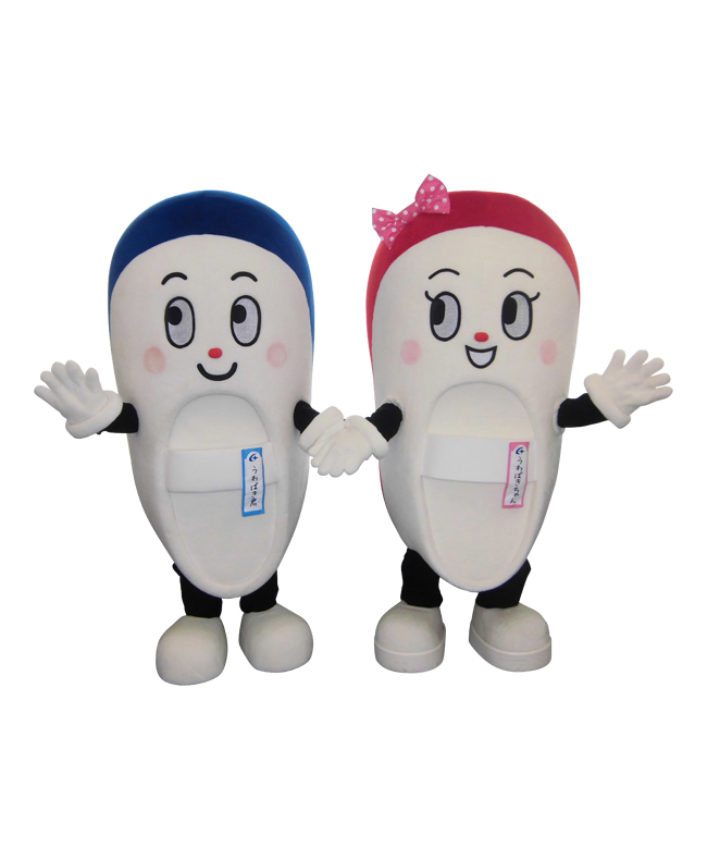 うわばきくん＆うわばきちゃん