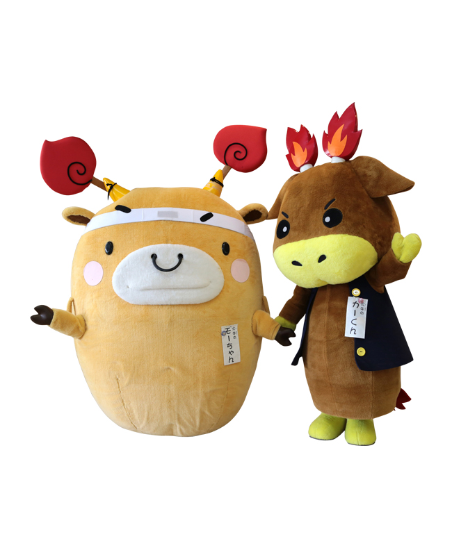 火牛のカーくん・火牛のモーちゃん