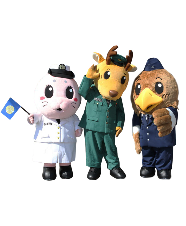 びっきー、ひマリン、ろっきー