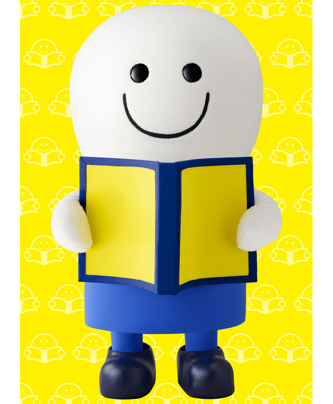 ブックオフ公式キャラクター　よむよむ君