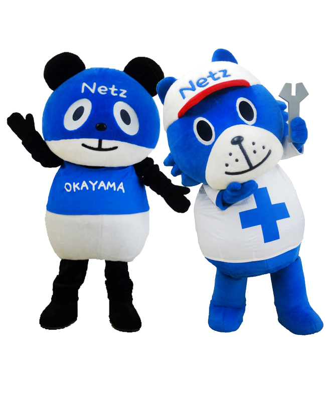 ネッツおかパンダ＆メカニカルDOG