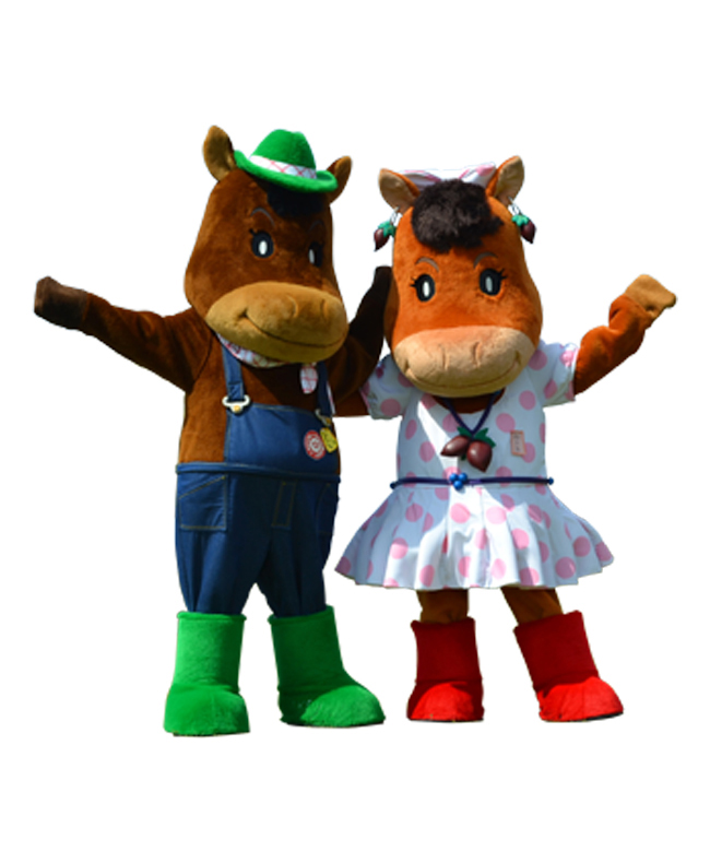 「といくん」　「みさきちゃん」