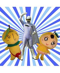 シラオ仮面、なしべえ、なしりん