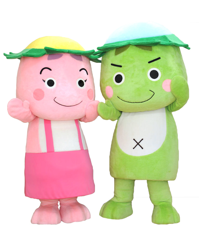 かっぱつくんとちかっぱちゃん