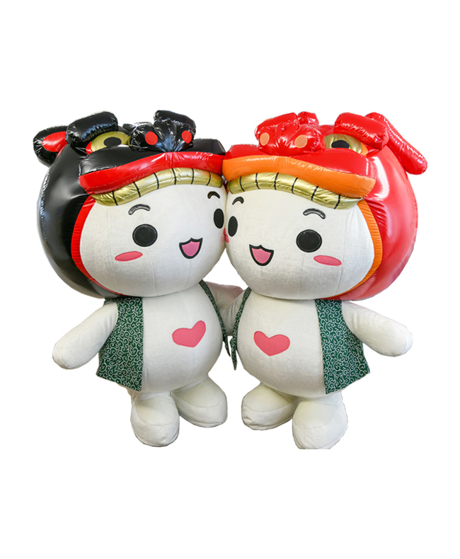 酒田市公認マスコットキャラクター　もしぇのん・あののん