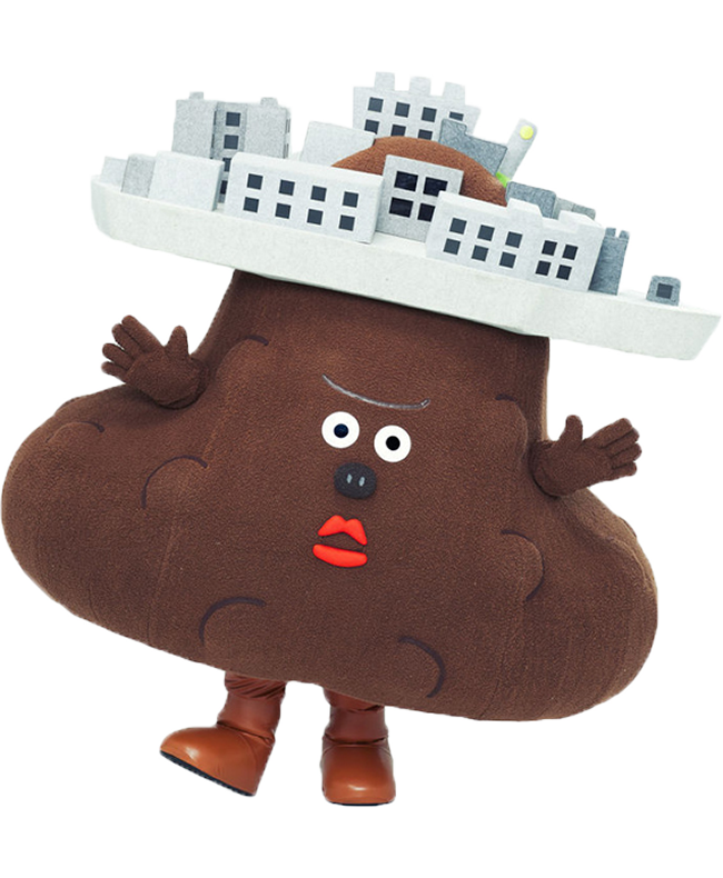 軍艦島のガンショーくん