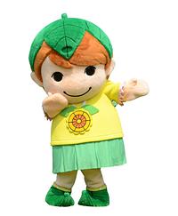 千代田町のマスコットキャラクター「みどりちゃん」