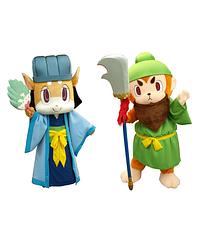 孔明わん、関うーたん