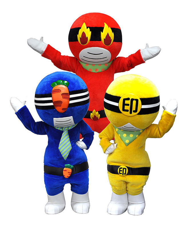 市川三郷レンジャー（にんにん・どんどん・ぽんぽん）