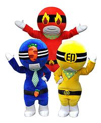 市川三郷レンジャー（にんにん・どんどん・ぽんぽん）