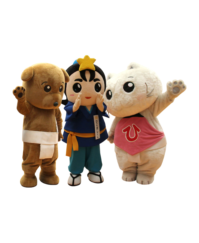 くらわんこ・ひこぼしくん・ひらにゃんこ