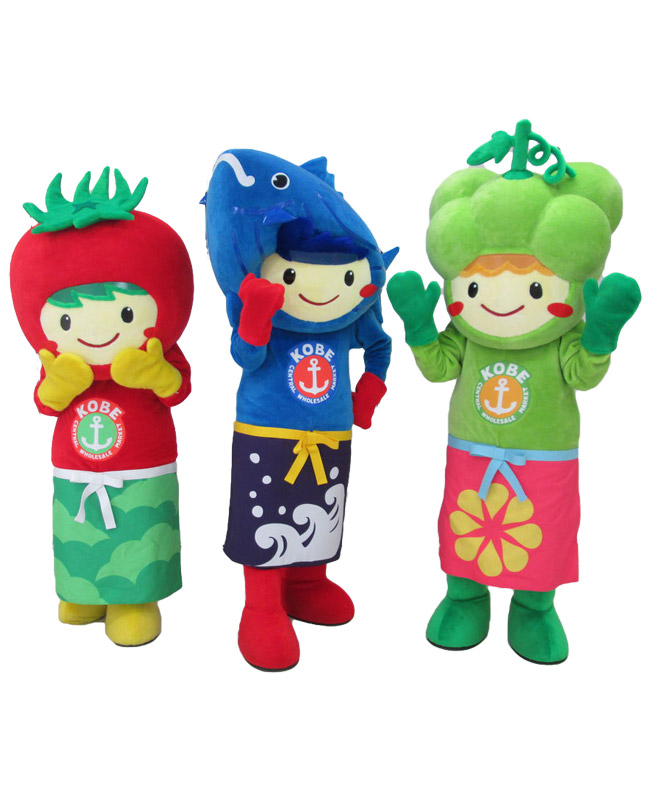 ととかな（魚果菜）隊　トマティー　ととミー　マスカっちょ