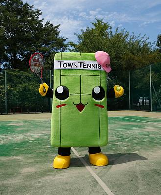 テニスコートの妖精「たうてに君」の画像