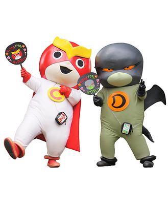 キャラ丸くんとドク丸くんの画像