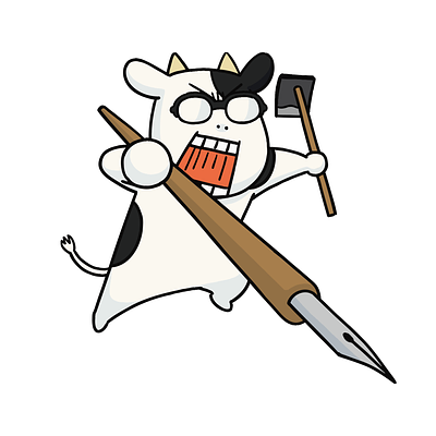 百姓貴族の「牛」の画像